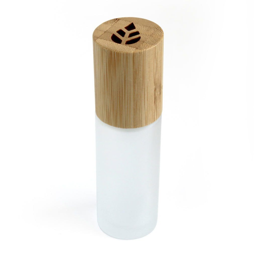 Bamboo Glass Lotion Bottle