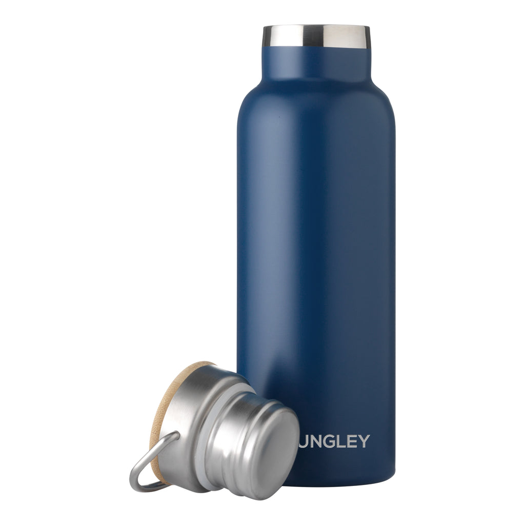 Eco Friendly Insulated 17oz Water Bottle with Bamboo Lid