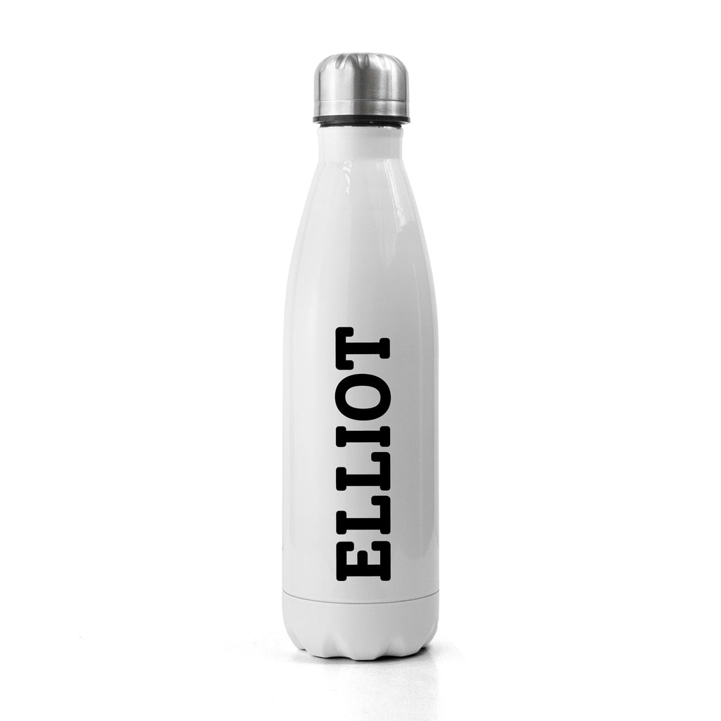 Personalised White Water Bottle