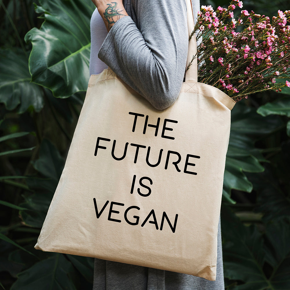 The Future Is Vegan - 100% Cotton Canvas Bag