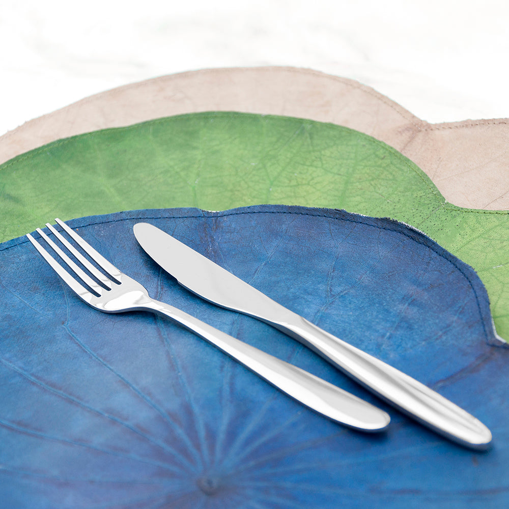 Blue Lotus Leaf Placemats - Set of Four