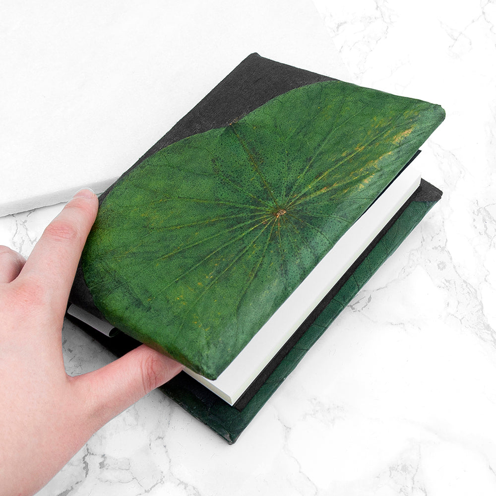 A6 Lotus Notebook - Green
