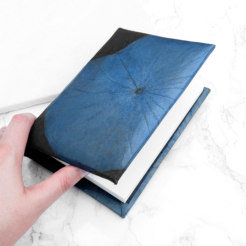 A6 Lotus Notebook - Blue