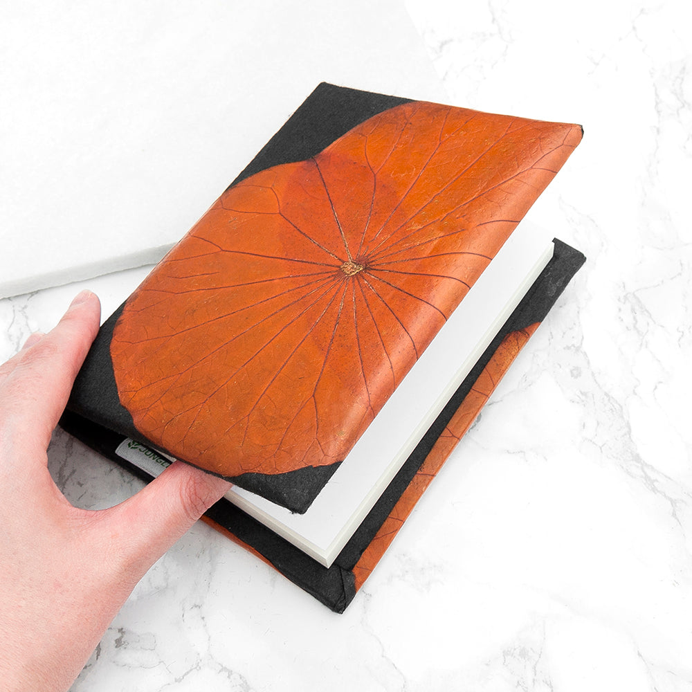 A6 Lotus Notebook - Orange
