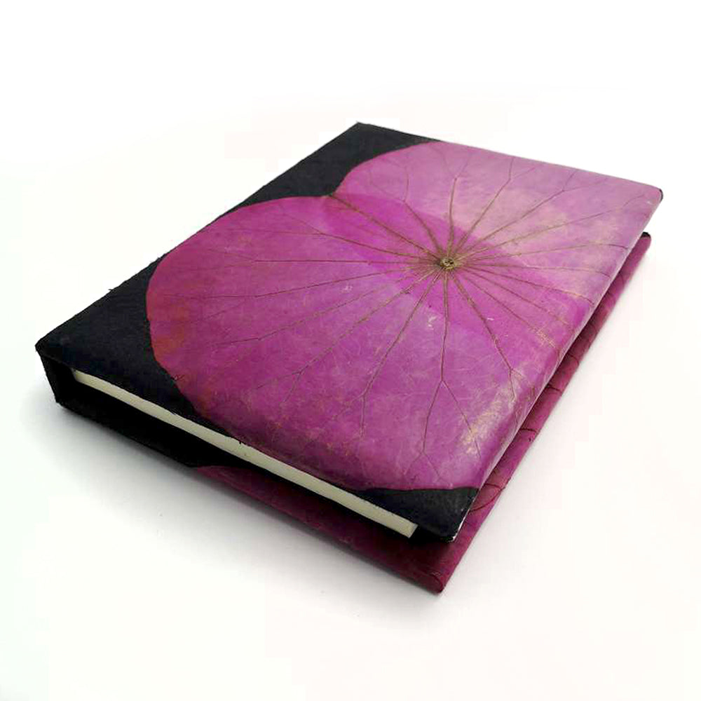 A6 Lotus Notebook - Pink