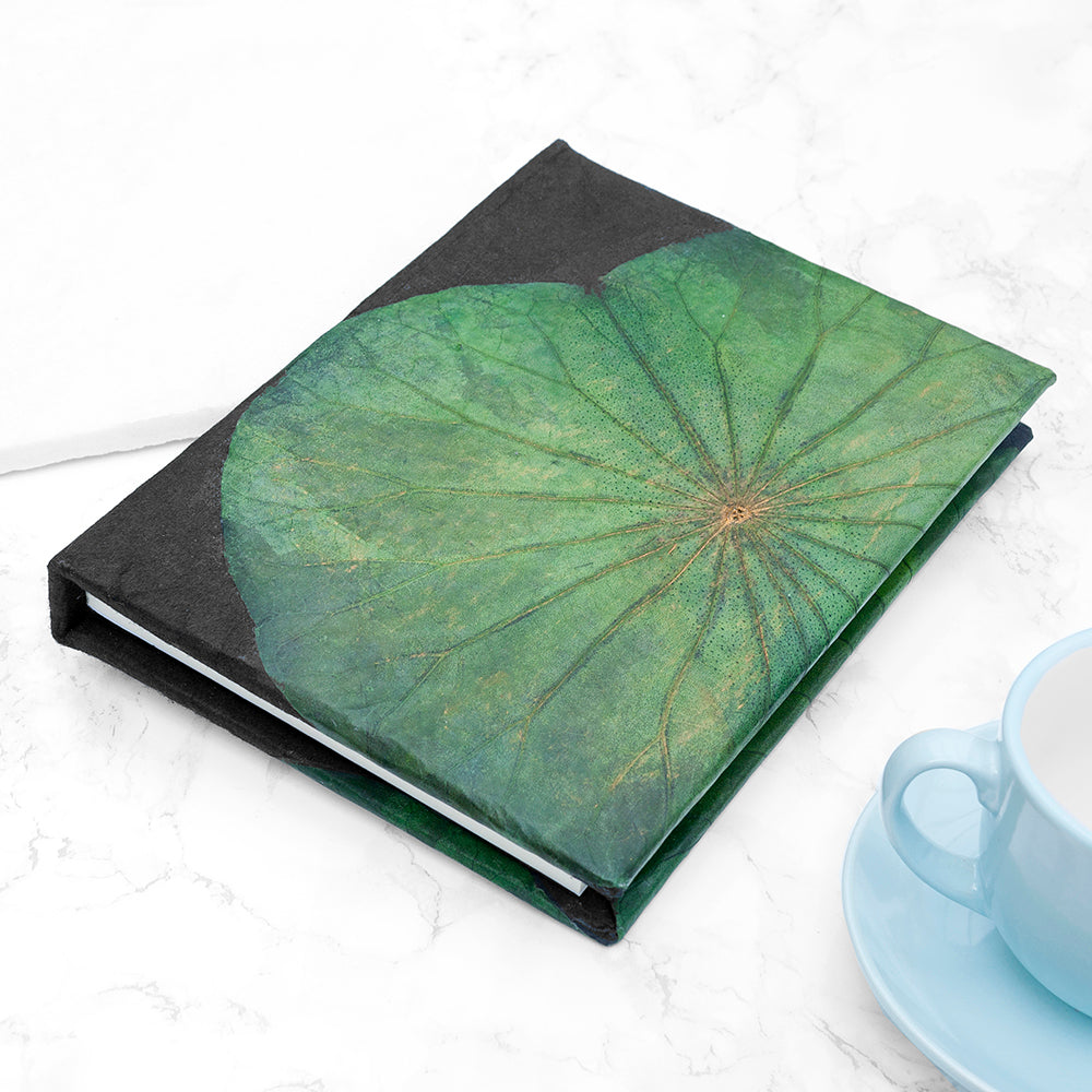 A5 Lotus Notebook - Green