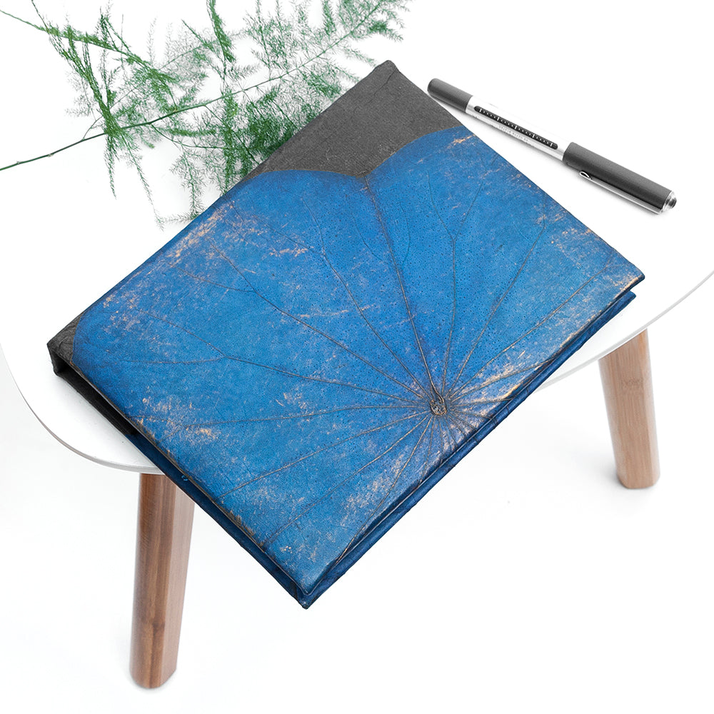 A5 Lotus Notebook - Blue