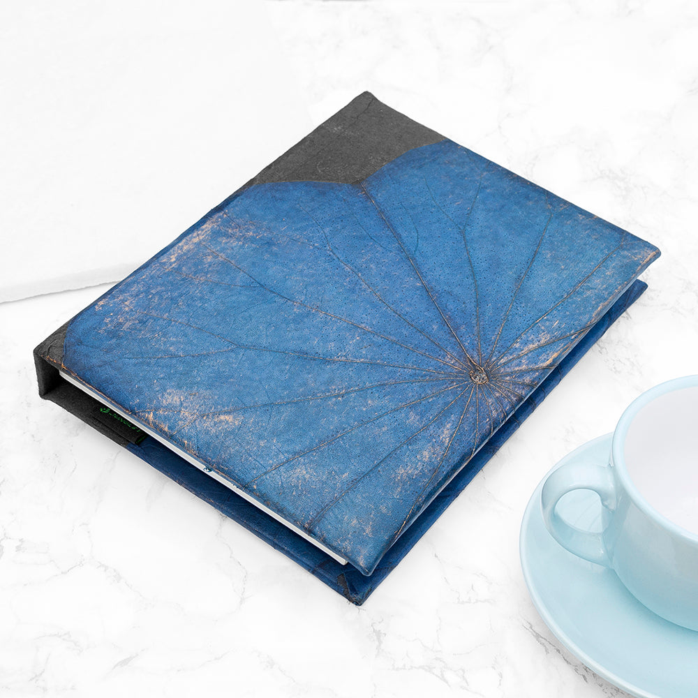 A5 Lotus Notebook - Blue