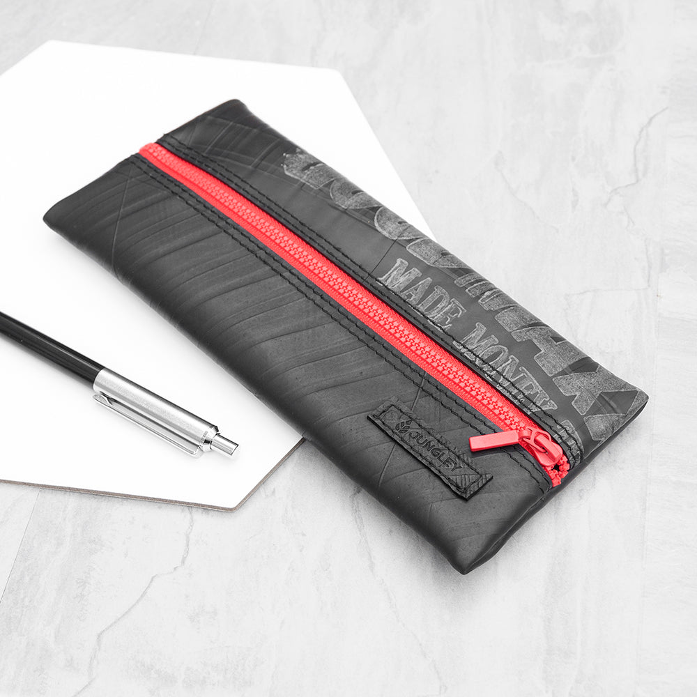 I Used To Be A Truck Tyre Rubber Pencil Case - Red