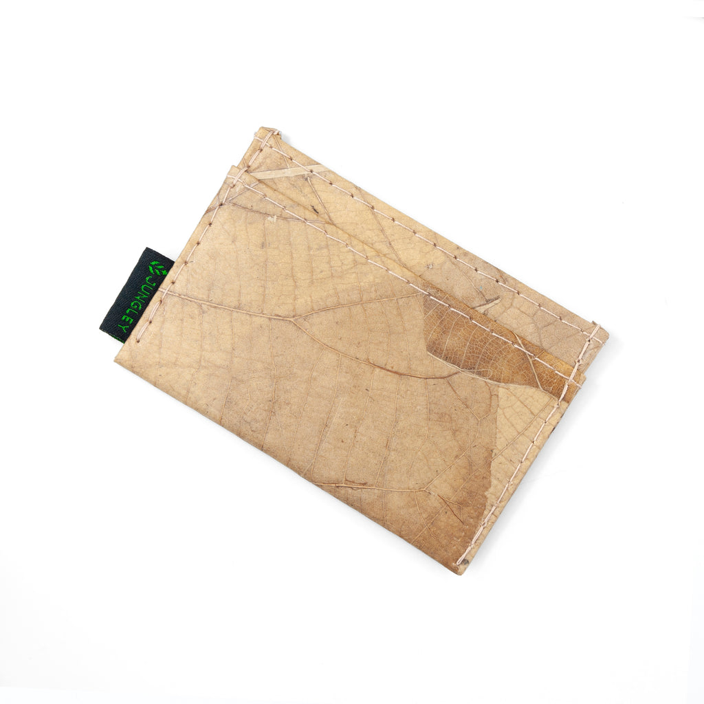 Cardholder in Leaf Leather - Natural