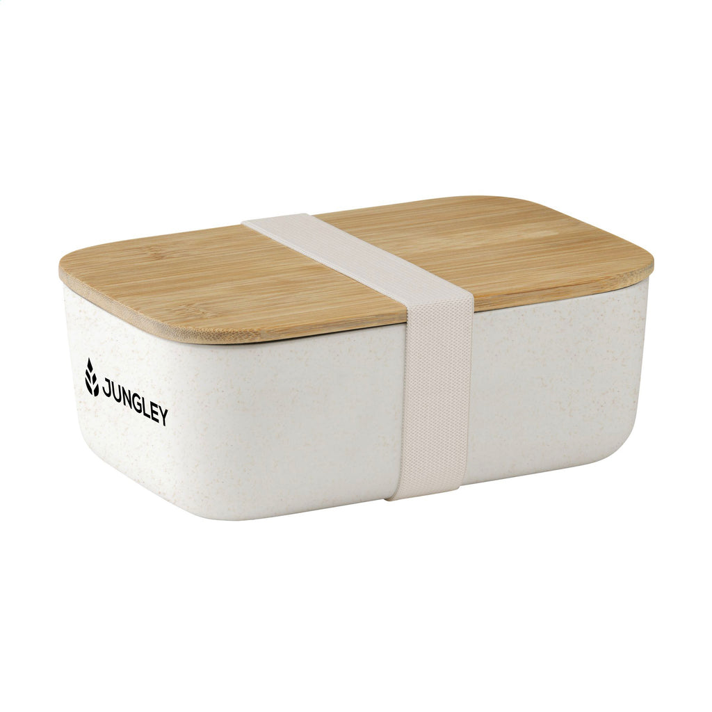 Double Decker Lunch Box with FSC® Bamboo Lid & Utensils